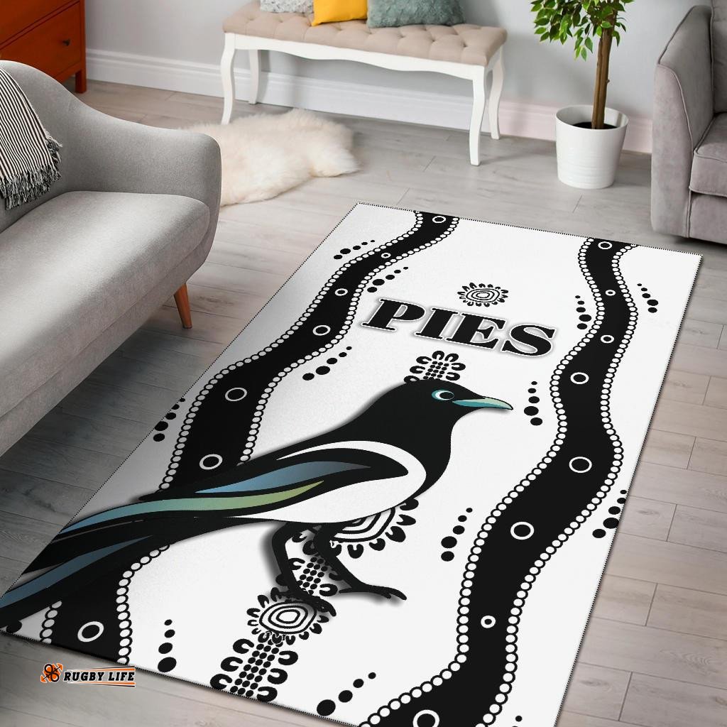 Collingwood Area Rug Pies Indigenous White
