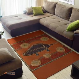Aboriginal Area Rug Indigenous Echidna