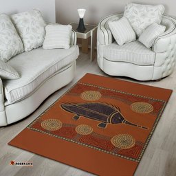 Aboriginal Area Rug Indigenous Echidna