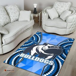 Bulldogs Area Rug Indigenous Snappy
