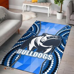 Bulldogs Area Rug Indigenous Snappy