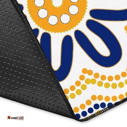 Eels Rugby Area Rug Indigenous Parramatta Newest White