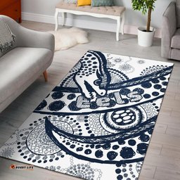 eels rugby area rug line art special version tee aussie