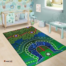 Torres Strait Area Rug Dhari And Dot Patterns