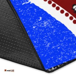 Area Rug Australian Aboriginal Crocodile With NAIDOC Flags