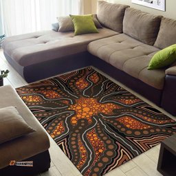 Aboriginal Area Rug Indigenous Patterns Ver07