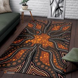 Aboriginal Area Rug Indigenous Patterns Ver07