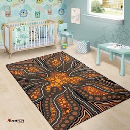 Aboriginal Area Rug Indigenous Patterns Ver07