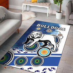 bulldogs rugby area rug custom indigenous bulldogs area rug rlt13 tee aussie