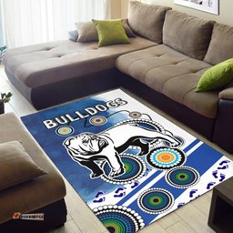 bulldogs rugby area rug custom indigenous bulldogs area rug rlt13 tee aussie