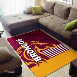 brisbane broncos area rug tee aussie