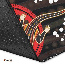 aboriginal area rug lizard and the torres strait islander flag tee aussie