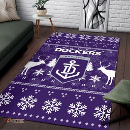 Fremantle Football Club Area Rug Christmas Ugly Style