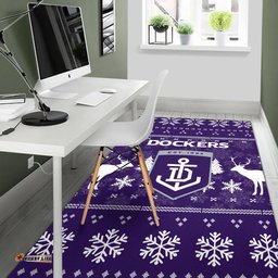 Fremantle Football Club Area Rug Christmas Ugly Style