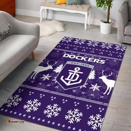 Fremantle Football Club Area Rug Christmas Ugly Style