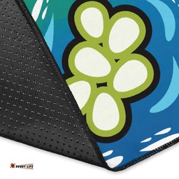 Aboriginal Area Rug Indigenous Green Turtle