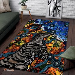 Aboriginal Lizard Tribal Area Rug