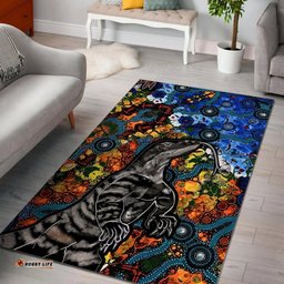 Aboriginal Lizard Tribal Area Rug