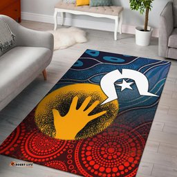 Aboriginal Area Rug Aboriginal and Torres Strait Islanders Flag