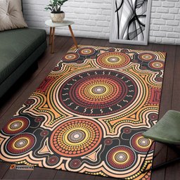 Area Rug Aboriginal Pattern ver01