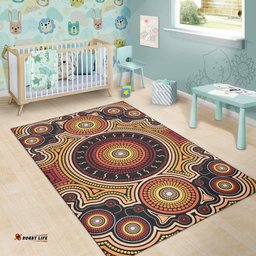Area Rug Aboriginal Pattern ver01