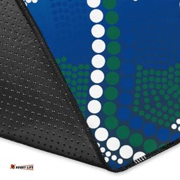 Aboriginal Area Rug Dot Painting Indigenous Circle Patterns