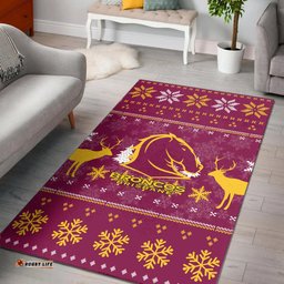 brisbane broncos area rug christmas ugly tee aussie