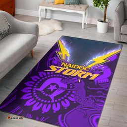 naidoc melbourne storm area rug naidoc patterns tee aussie
