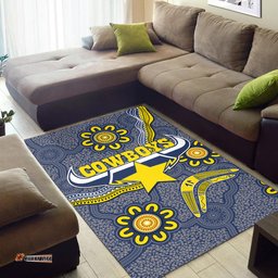 cowboys rugby area rug aboriginal boomerang cowboys area rug rlt13 tee aussie