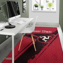 Custom Text Isle Of Man Rugby Personalised Area Rug Isle Of Man Rugby