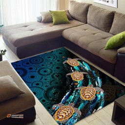 Turtle Area Rug Aboriginal No.4