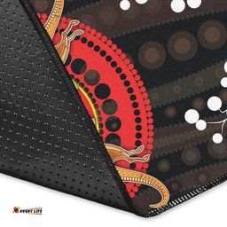 Aboriginal Area Rug Kangaroo and Aboriginal flag