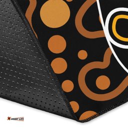 Area Rug Aboriginal Dot Art Painting With Tree