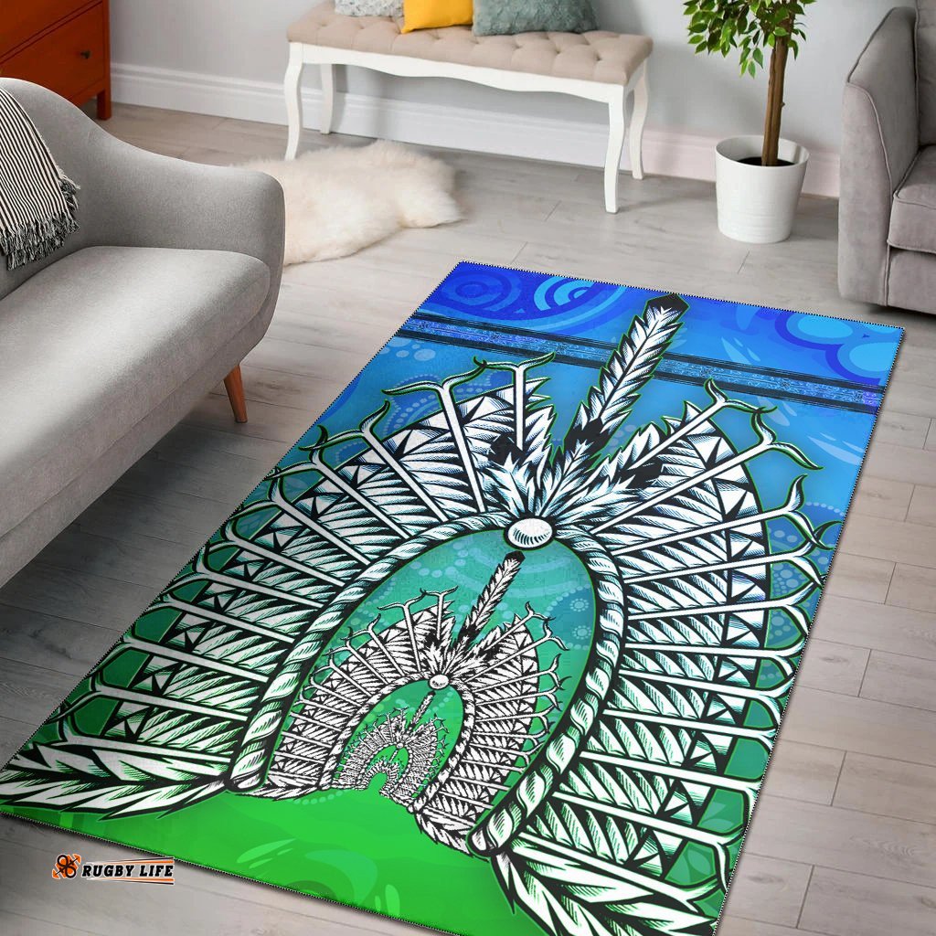 Area Rug Turtle Background With Dhari Mask