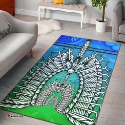 Area Rug Turtle Background With Dhari Mask