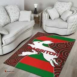 Rabbitohs Area Rug