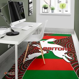 Rabbitohs Area Rug