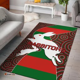 Rabbitohs Area Rug