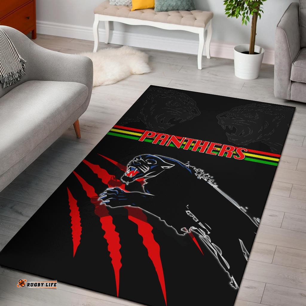 Penrith Panthers Area Rug Claws