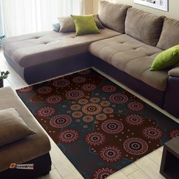 Area Rug Aboriginal Dot Painting Rug Ver02