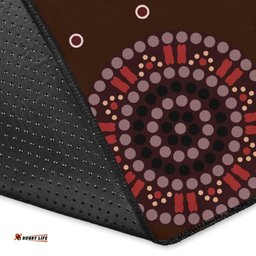 Area Rug Aboriginal Dot Painting Rug Ver02
