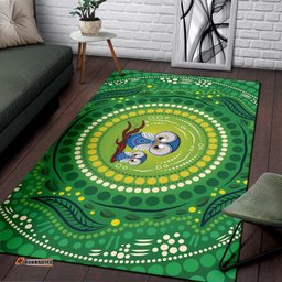 Aboriginal Area Rug Indigenous Owl