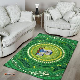 Aboriginal Area Rug Indigenous Owl