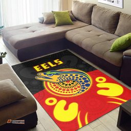 Eels Indigenous Area Rug Style Aboriginal Flag