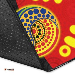 Eels Indigenous Area Rug Style Aboriginal Flag