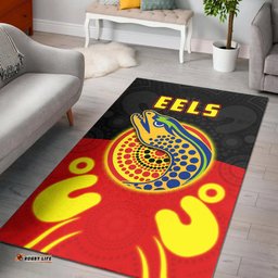 Eels Indigenous Area Rug Style Aboriginal Flag