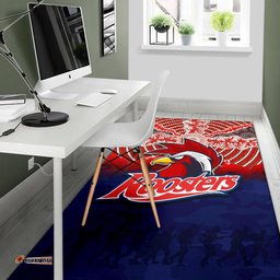 Roosters Area Rug ANZAC Day Aboriginal