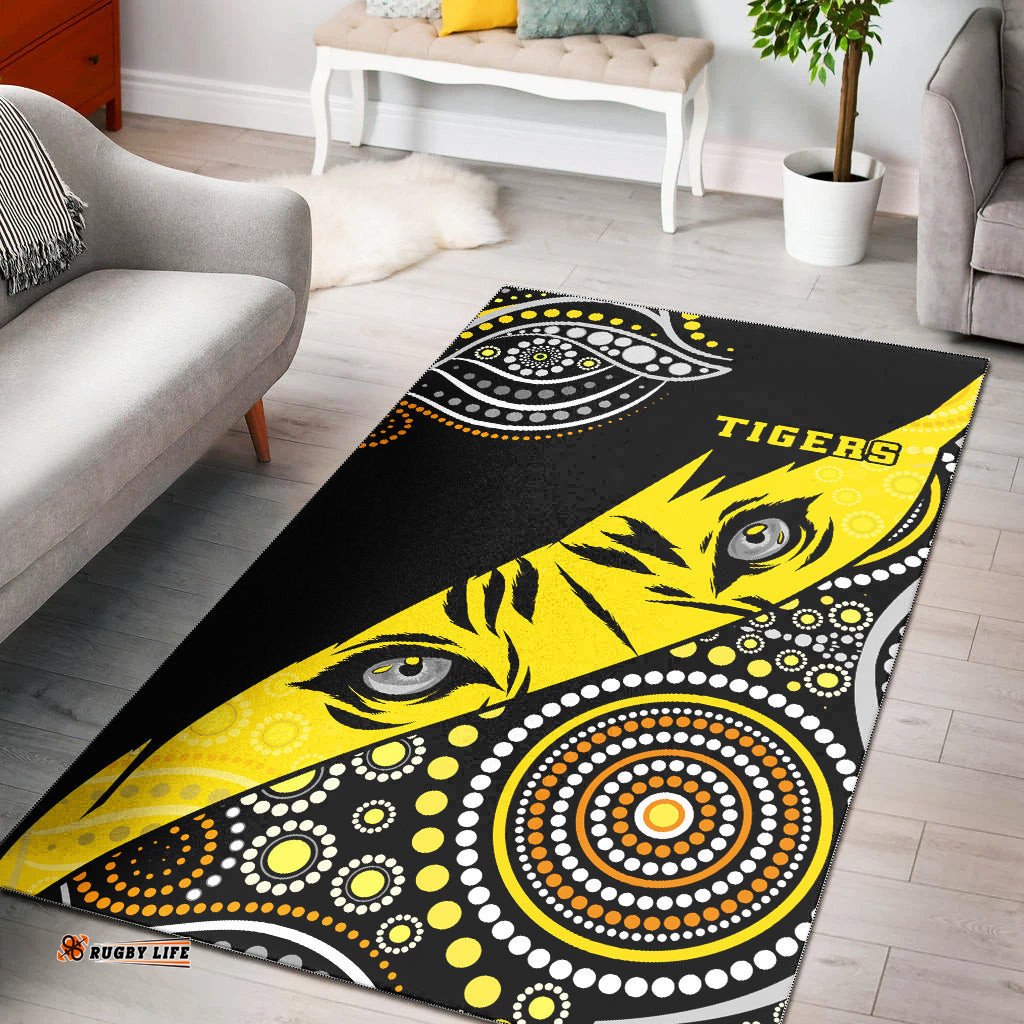 Richmond Indigenous Area Rug Tigers Football