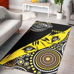 Richmond Indigenous Area Rug Tigers Football