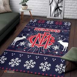 Demons Area Rug Christmas Ugly Style